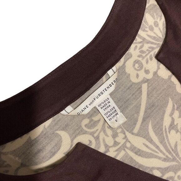 Diane Von Furstenberg Black & White Patterned Dress - Picture 4 of 4